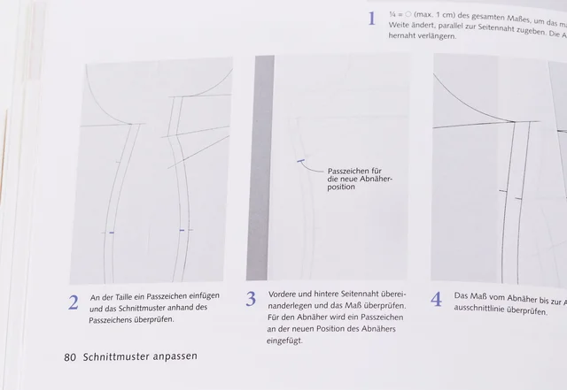 Buchrezension: Zuschneiden perfekt - Schnittmuster anpassen - Pattydoo - Nähen lernen