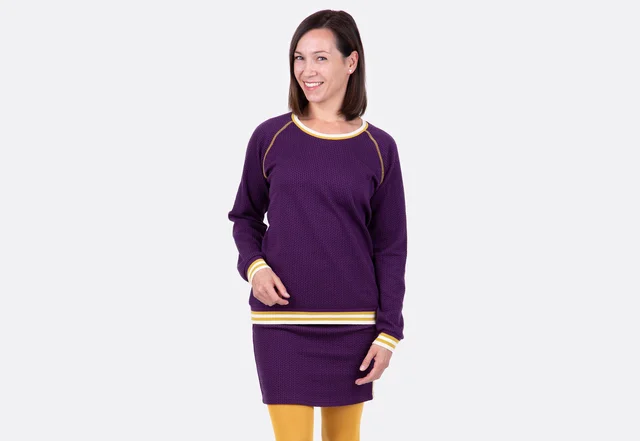 Gratis-Schnittmuster Shirt Amy Rock Knit-Stoffe Retro-Design