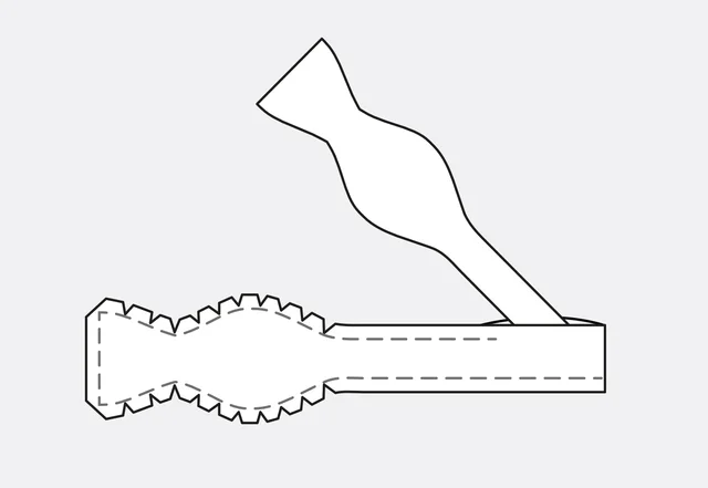 Nähanleitung Fliege nähen zusammengenähte Fliege wenden