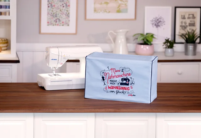 Nähanleitung Nähmaschinenhülle selber nähen