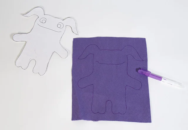 DIY felt monster sewing tutorial free