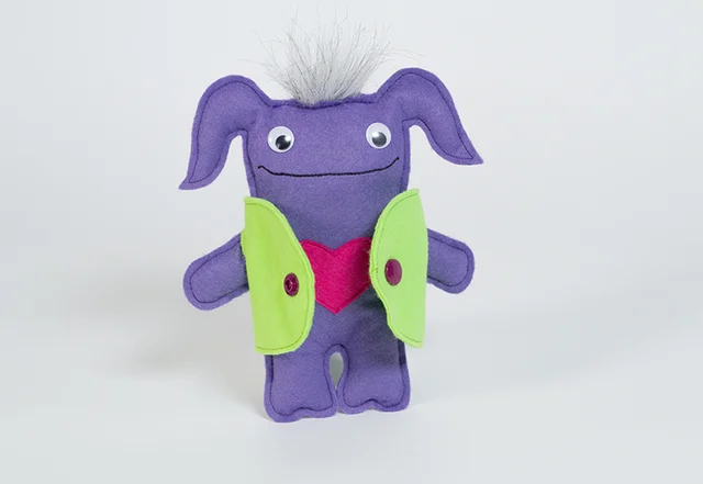 diy felt monster sewing tutorial free