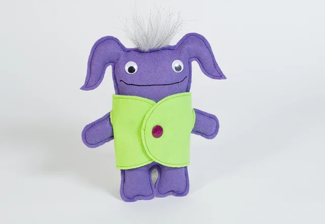 diy felt monster sewing tutoria free finished