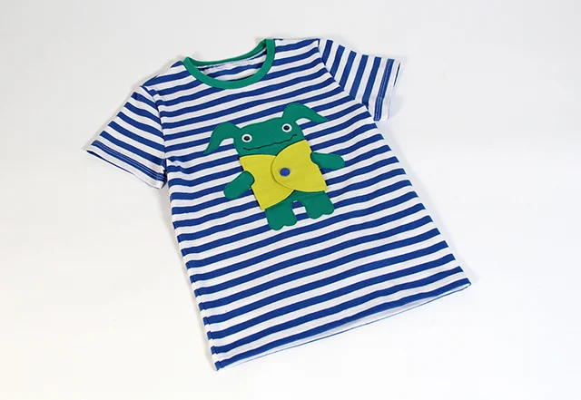 monster t-shirt diy applique kids sewing tutorial