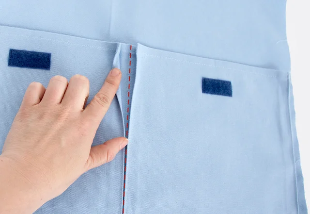 Nähmaschinenhülle Tasche aufsteppen Mitte