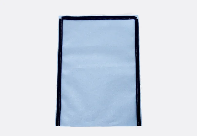 Nähmaschinenhülle Paspel aufnähen