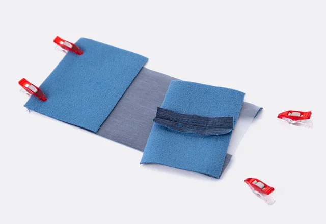 Bauchtasche Handy Vorderseite nähen