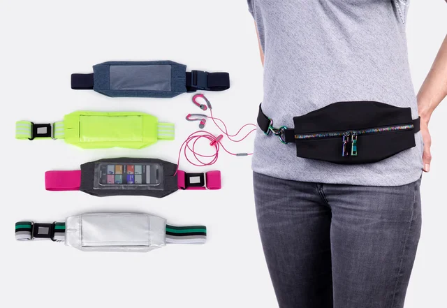 Nähanleitung gratis Handytasche Bauchtasche sportlich nähen