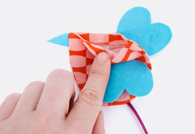 Küken nähen ausbügeln 