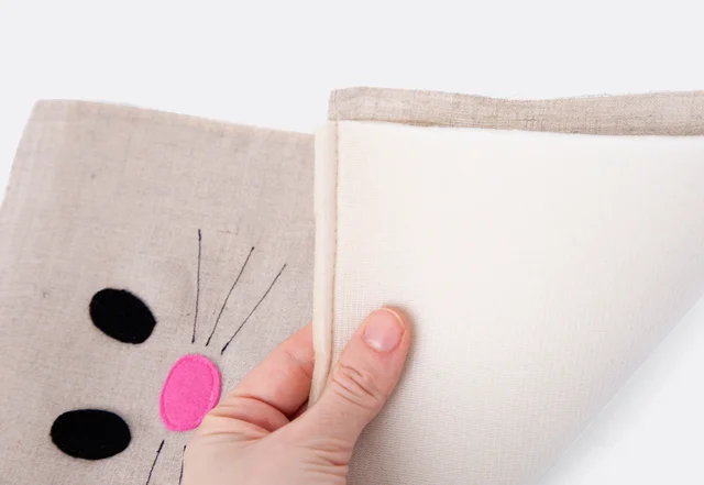 Osterhasenutensilo Einlage aufnähen