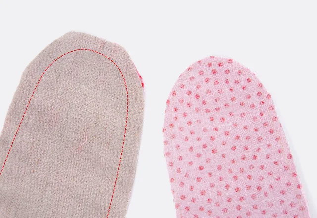 Osterhasenohren: Kante entlang nähen