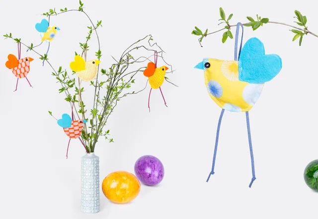 Osterküken nähen, DIY-Osterdeko