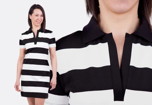 Schnittmuster sportliches Polokleid Nähvideo selber nähen