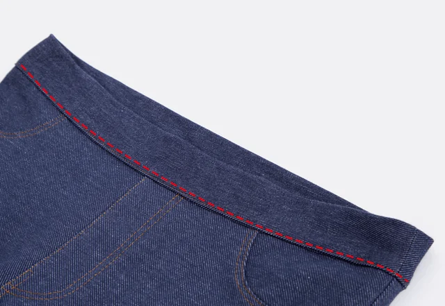 Schnittmuster Bikerleggins Tara Bund annähen