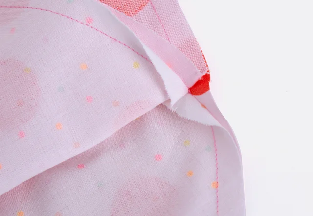 Bambusgrifftasche Kanten aufeinandernähen