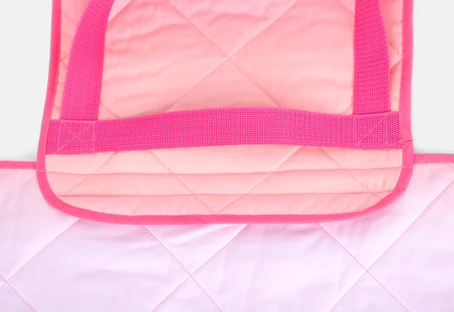 Picknickdecke selber nähen Deckel aufnähen