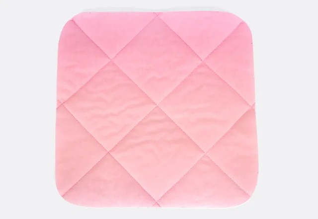 Picknickdecke selber nähen Lagen absteppen