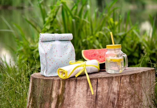 Lunchbag Picknick nähen Lunchbag Picknick nähen