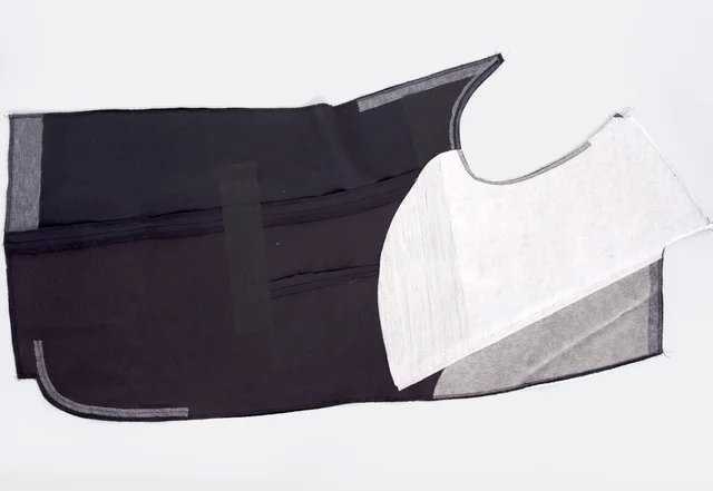 Sakko Bügeleinlage Beispiel 