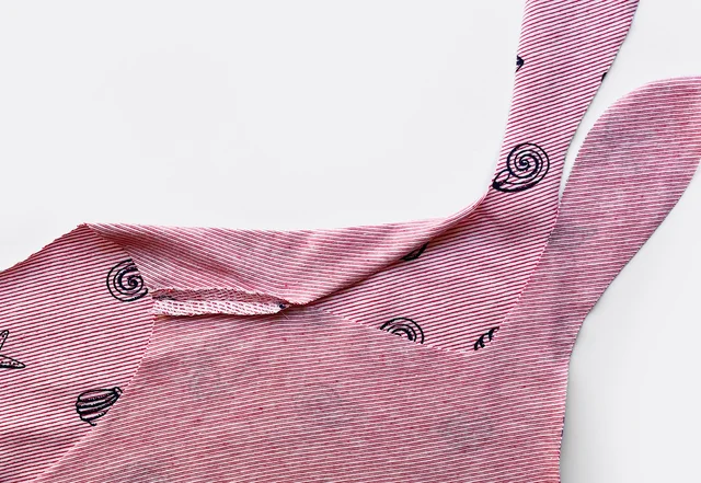 Nähanleitung Knotenärmel Schulternaht schließen