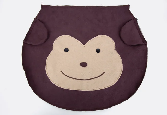 Turnbeutel Kinderrucksack Ohren annähen