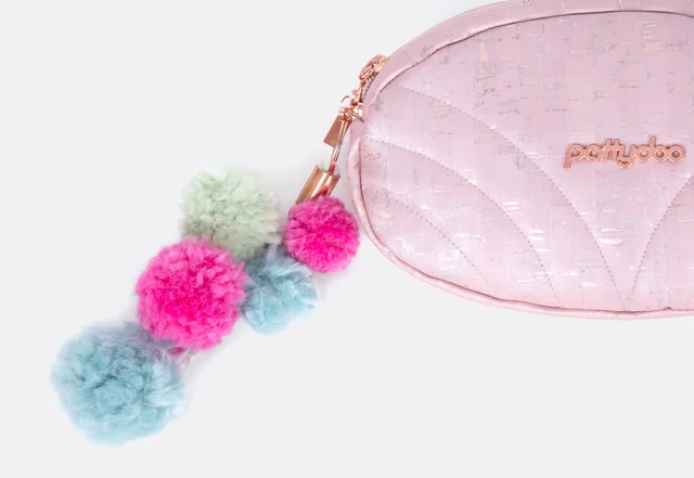 Nähinspiration Pompom Schlüsselanhänger