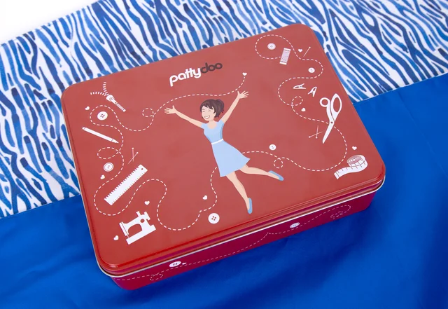 Blechdose Nähset pattydoo Stoff