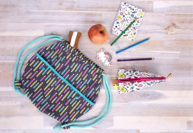 Turnbeutel selber nähen - Nähidee für Kinder