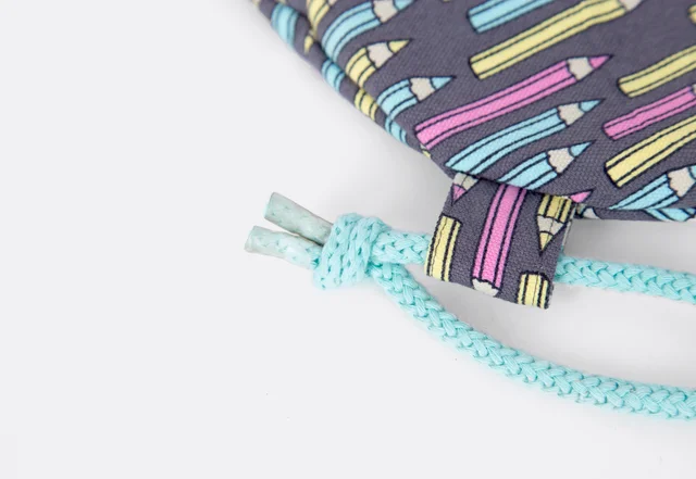 Kinderrucksack selber nähen Turnbeutel Nähanleitung