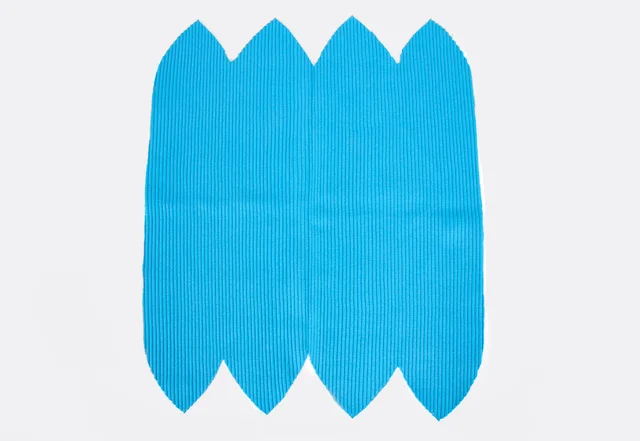 Hipster Beanie nähen - Zuschnitt Strickstoff