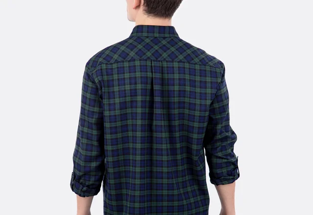 Holzfällerhemd Schnittmuster Passe Karomuster