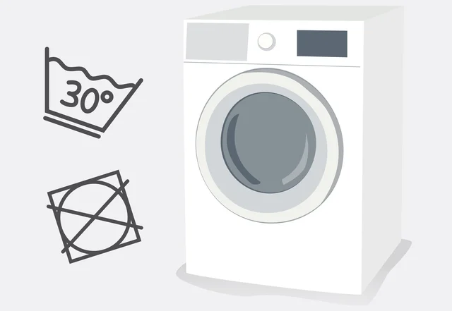 Strickstoff vorwaschen