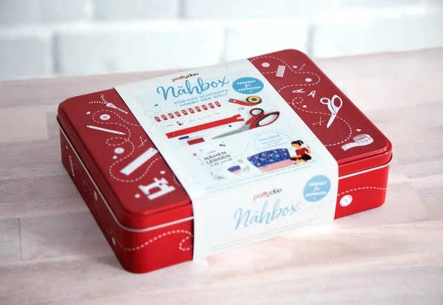 Nähbox Metalldose Nähzubehör Blechdose