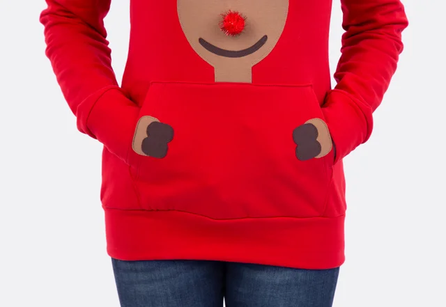 Xmas Sweatshirt Rentier Applikation Taschen selbernähen Xmas Sweatshirt Rentier Applikation Taschen selbernähen