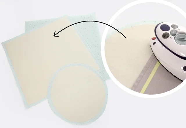 Utensilo nähen - Decovil aufbügeln