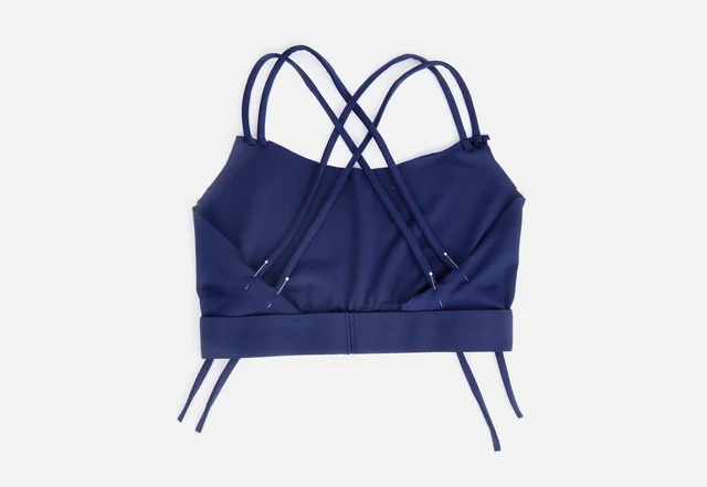 Anleitung Sport BH Straps Träger nähen