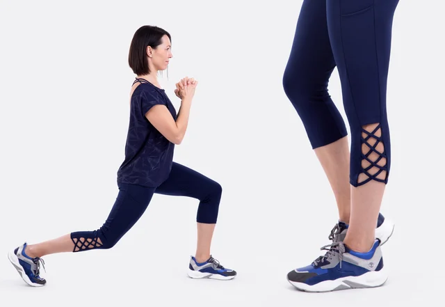 Nähanleitung Sportset Dreiviertel Leggings Straps nähen