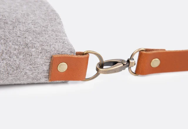 Nähanleitung Tasche D-ring Karabiner Lederrimen