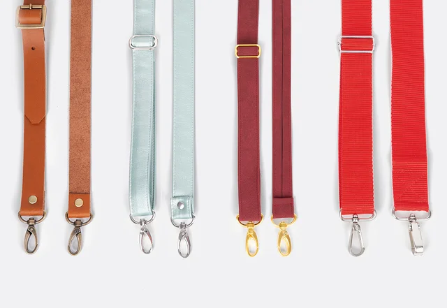 Nähanleitung Taschengriffe aus Kunstleder Gurtband-Nähvarianten