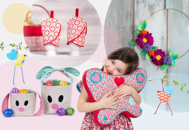 Frühlingsdeko nähen - gratis Schnittmuster und Anleitungen