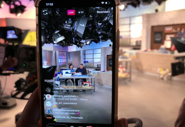 pattydoo Nähen im TV MDR um 4 live auf Instagram