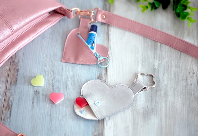 Herz-Täschchen DIY Geschenkidee selber machen Herz-Täschchen DIY Geschenkidee selber machen