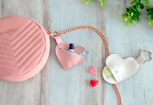 DIY Geschenkidee Herz-Täschchen selber nähen