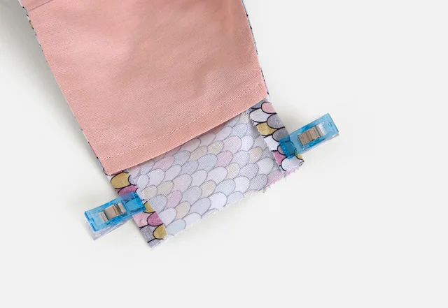 Anleitung Behelfsmaske Stoff falten