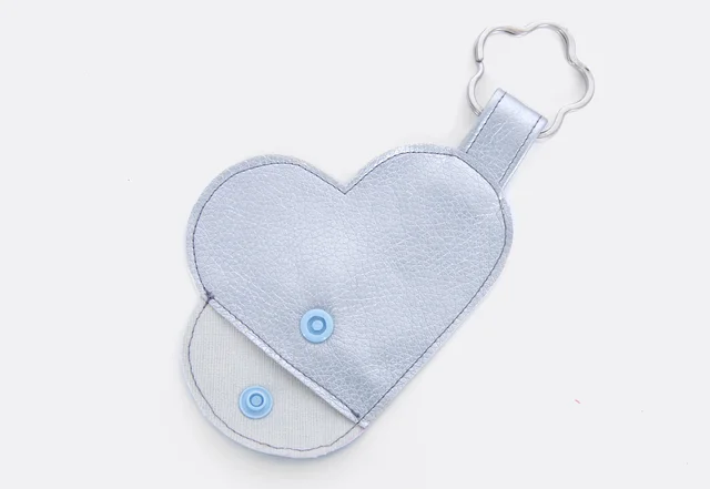 Herz-Täschchen rund herum absteppen