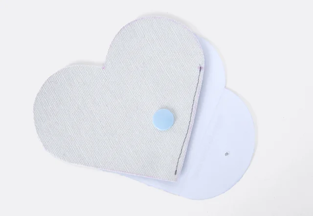 Öffnung des Herz-Täschchens absteppen