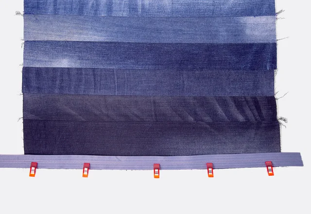Patchwork Sitzkissen - Reißverschluss einnähen Patchwork Sitzkissen - Reißverschluss einnähen