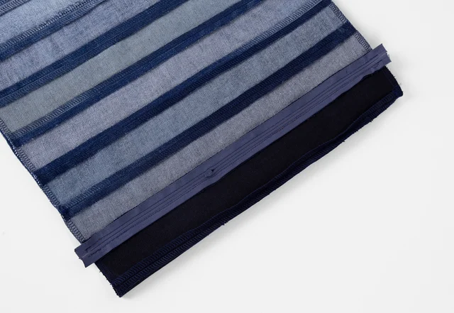 Anleitung Kissen Jeans Patchwork Reißverschluss