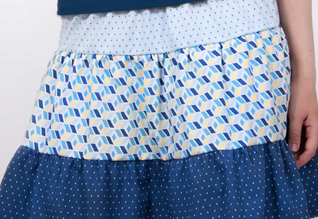 Stufenrock Nähanleitung