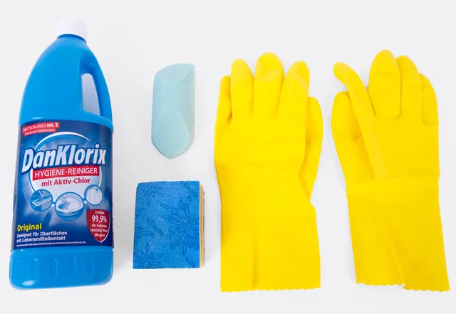 Jeans mit Bleichmittel aufhellen - DanKlorix